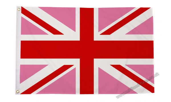 Union Jack Pink Flag